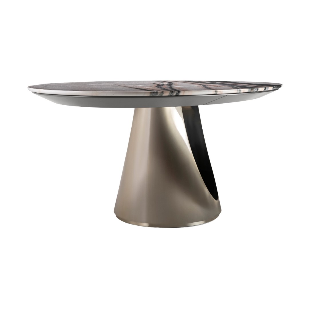 Dining table Visionnaire Cameron Steel в интерьере