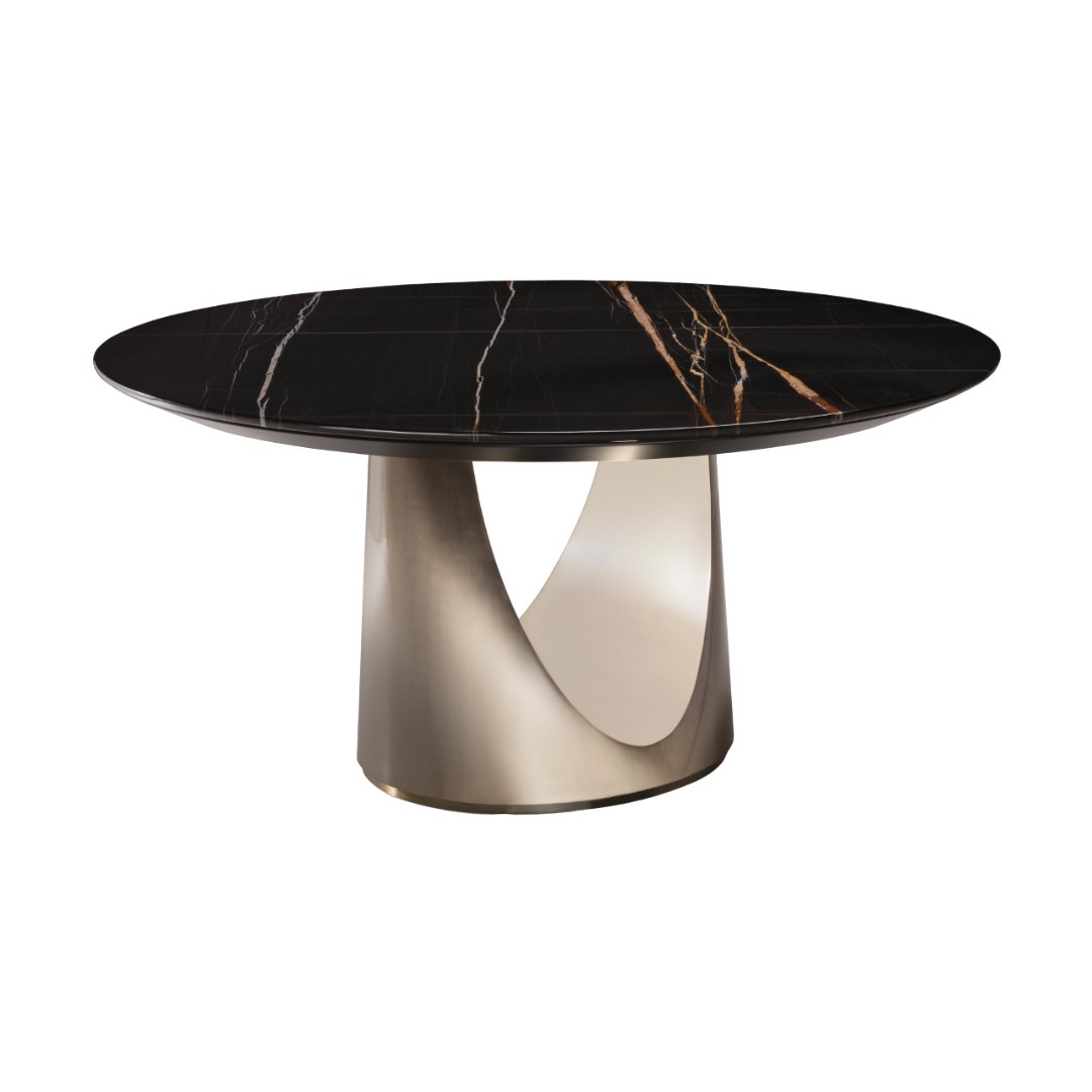 Dining table Visionnaire Cameron Steel в интерьере