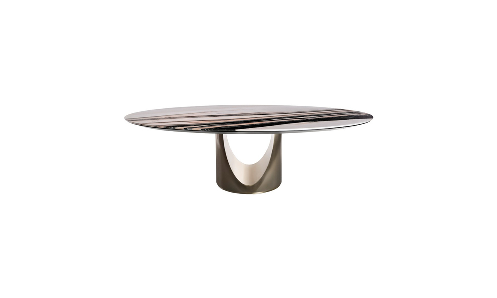 Dining table Visionnaire Cameron Steel