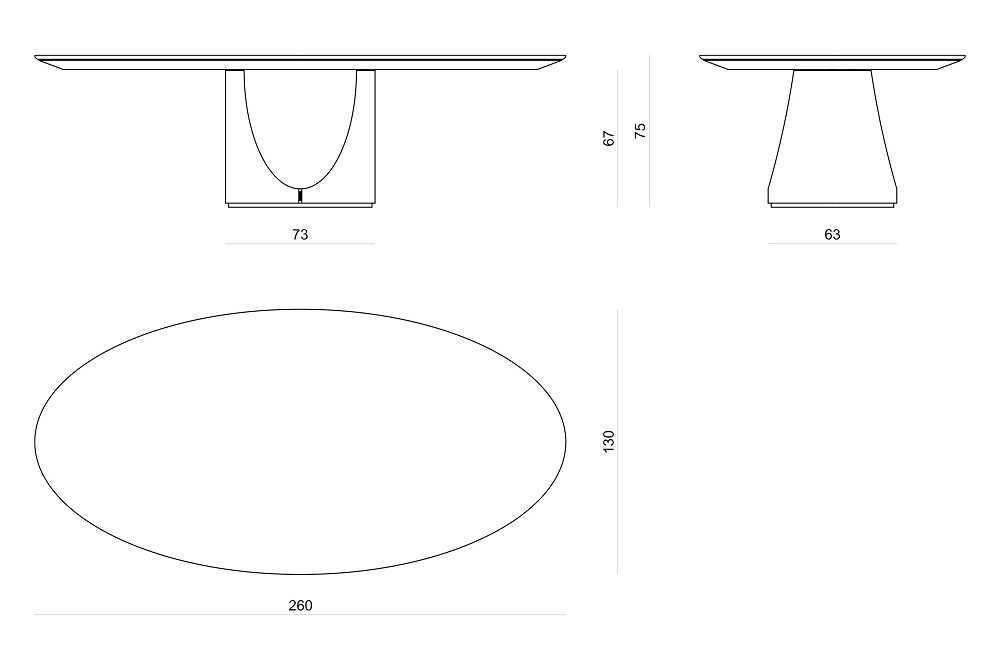 Dining table Visionnaire Cameron в интерьере