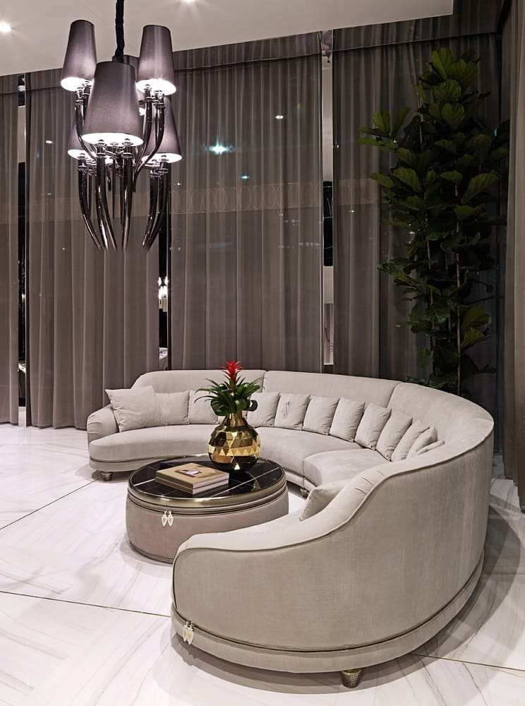 Sofa Visionnaire Chatam Curve в интерьере