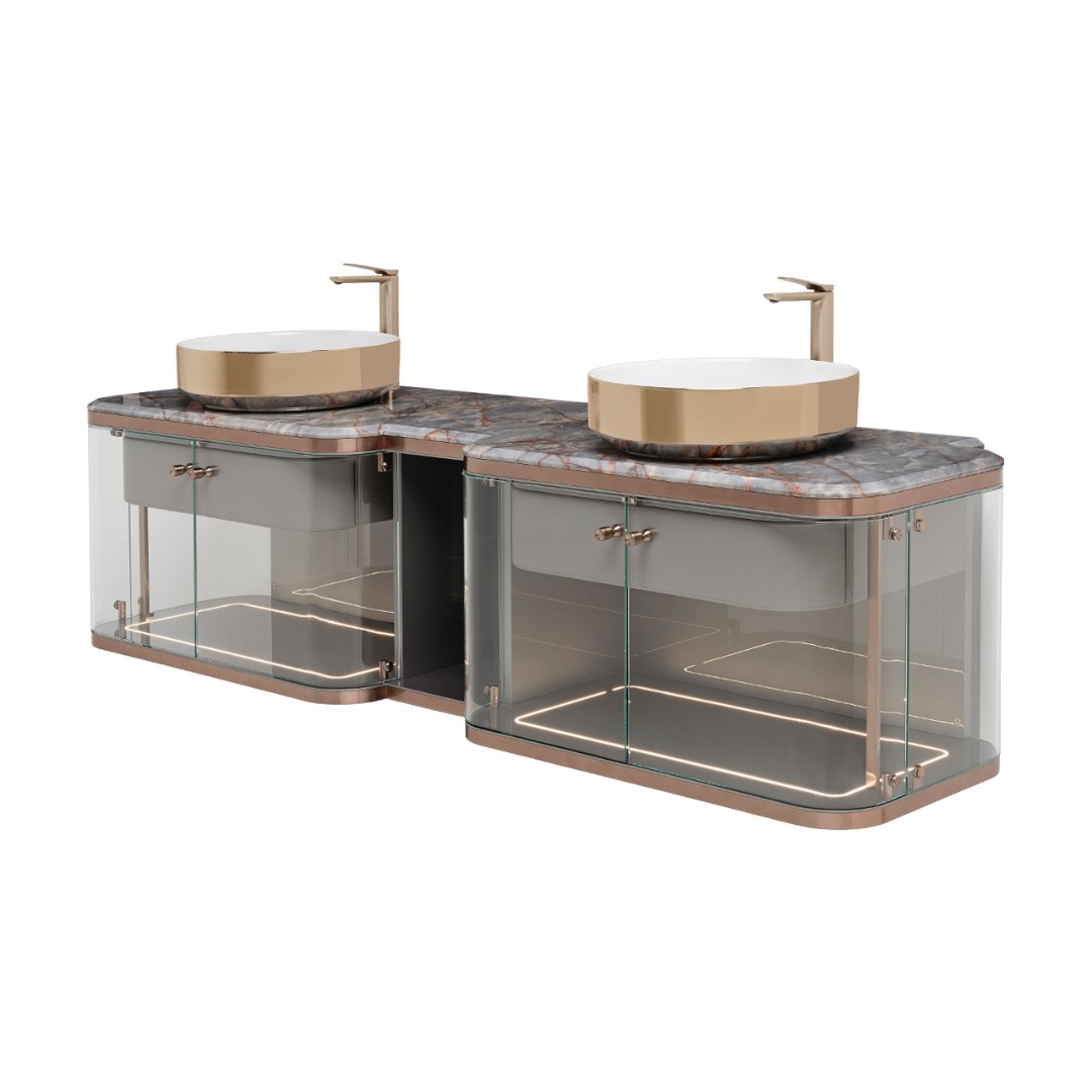 Bathroom cabinet Visionnaire Dorinda в интерьере
