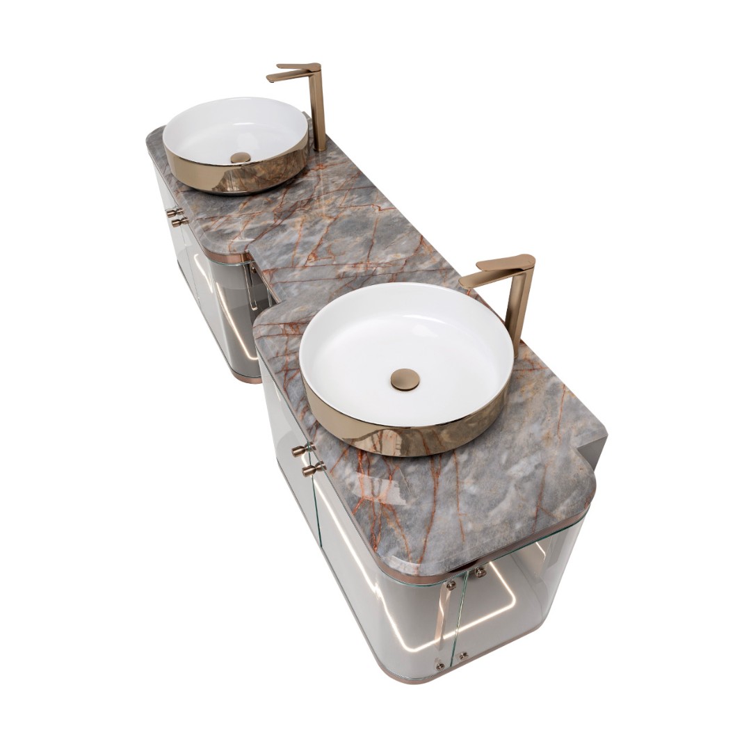 Bathroom cabinet Visionnaire Dorinda в интерьере