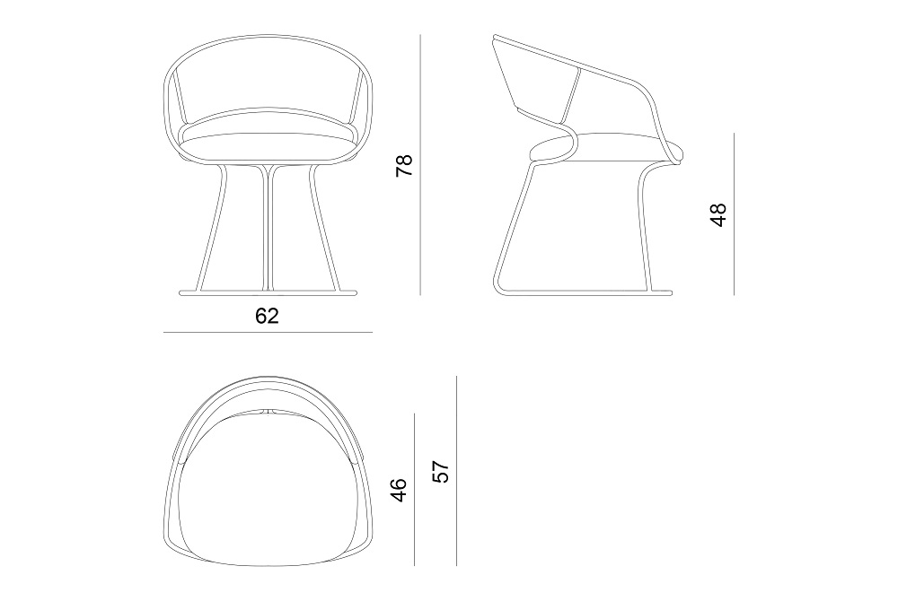 Outdoor chair Visionnaire Eleanor в интерьере