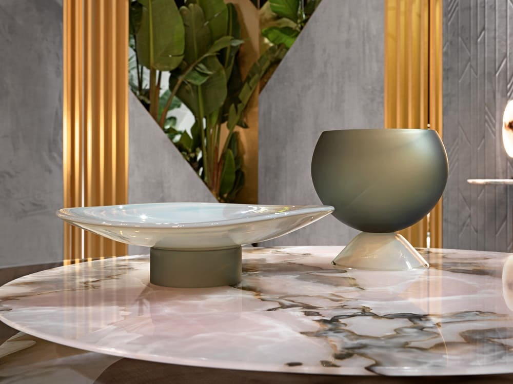 Set of vases Visionnaire Equilibri Cipria в интерьере