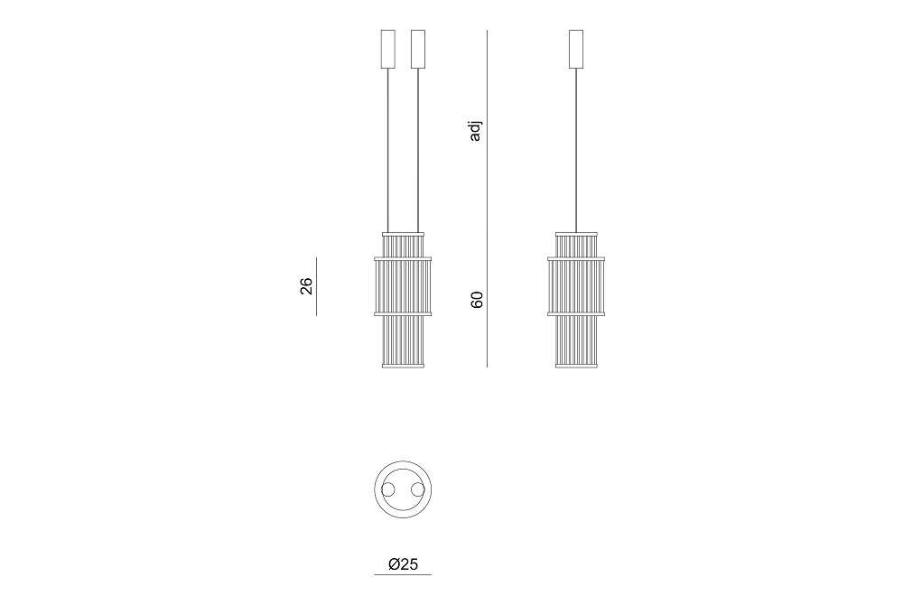 Pendant light Visionnaire Giano в интерьере