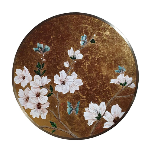 Painting Visionnaire Golden Butterflies