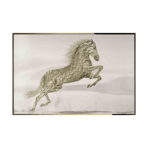Painting Visionnaire Golden Horse