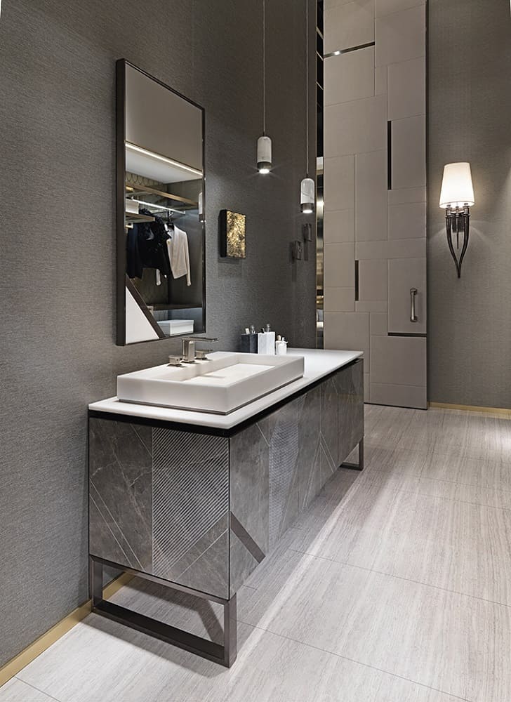 Bathroom cabinet Visionnaire Harmony в интерьере