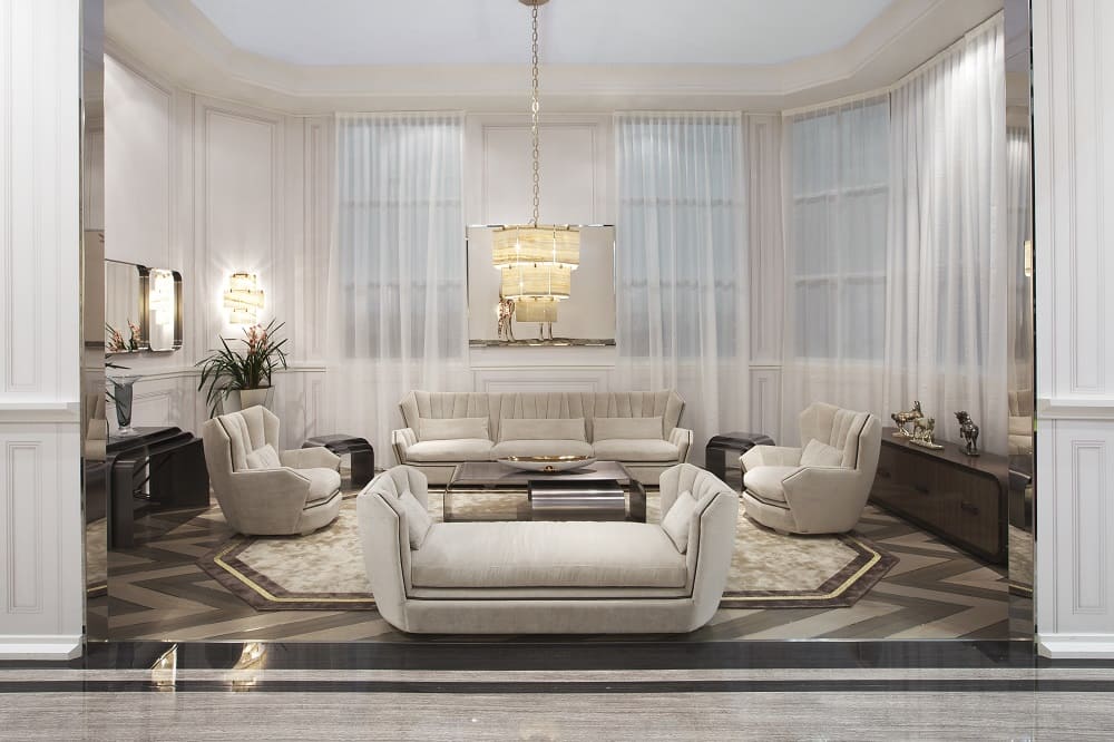 Bench Visionnaire Hemingway в интерьере