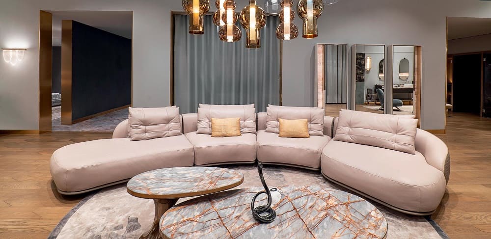 Sofa Visionnaire Holden Curvo в интерьере