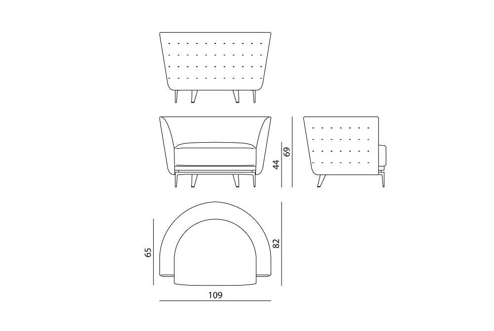 Armchair Visionnaire Legend в интерьере