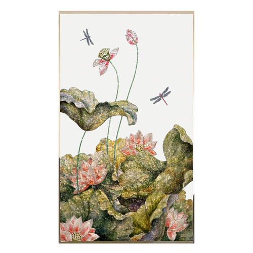 Painting Visionnaire Lotus and Dragonfly 2