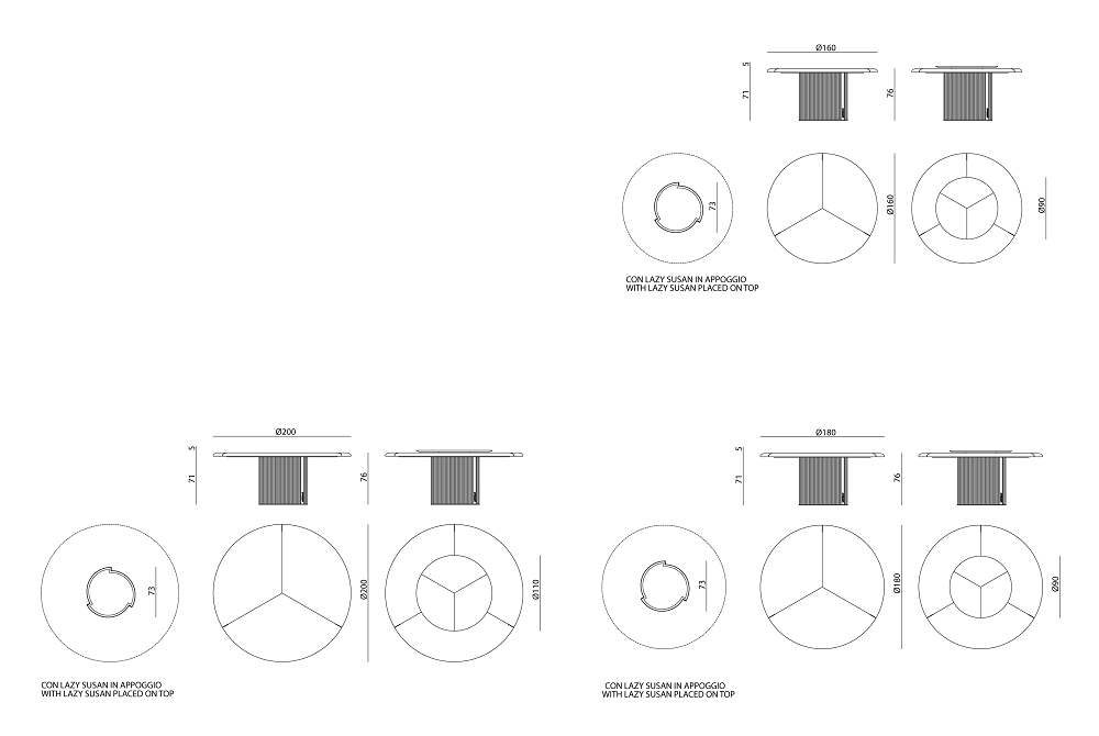Dining table Visionnaire Lyrique в интерьере