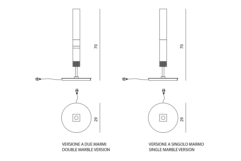 Table lamp Visionnaire Milano в интерьере