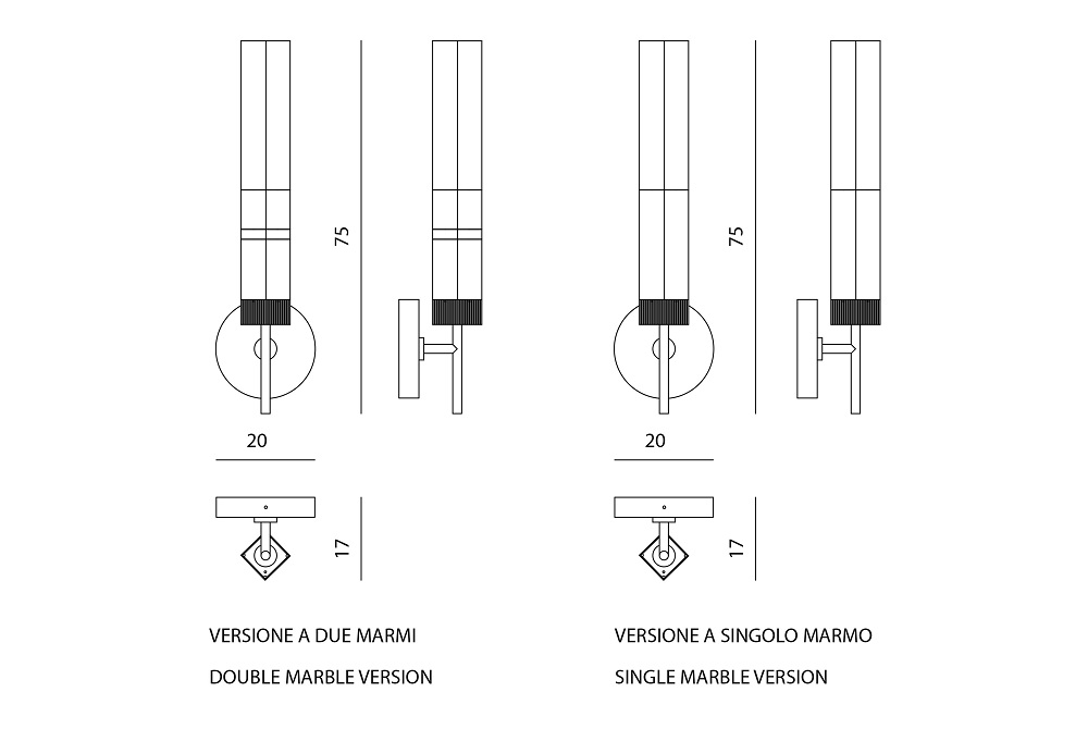 Sconce Visionnaire Milano в интерьере