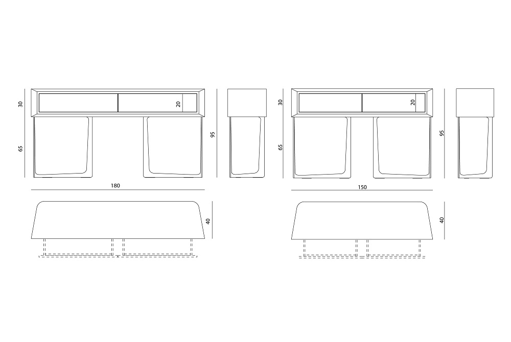 Console Visionnaire Nadir в интерьере