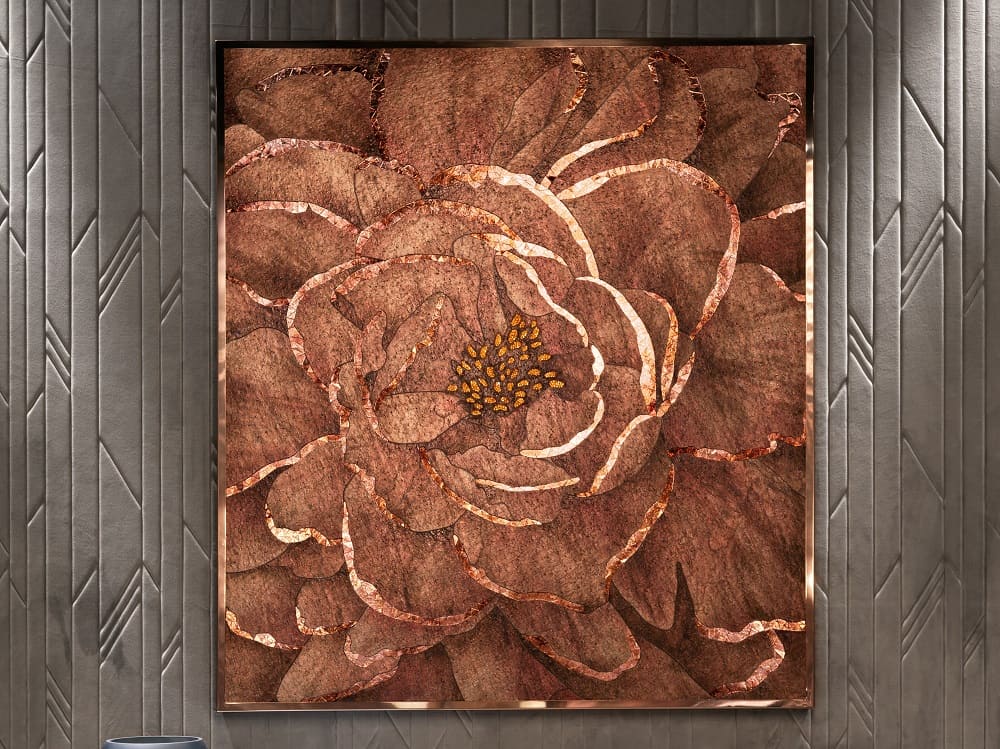 Painting Visionnaire Peonia в интерьере