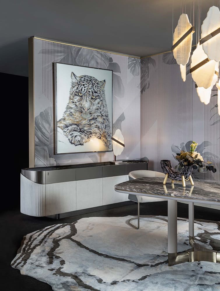 Table lamp Visionnaire Rock в интерьере