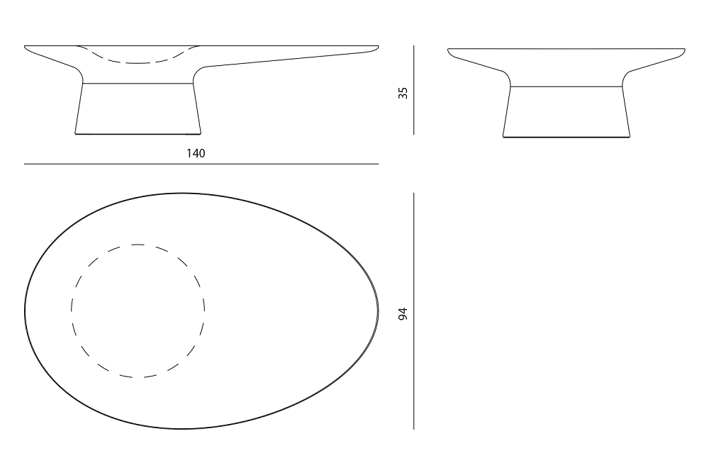 Coffee table Visionnaire Rupert в интерьере