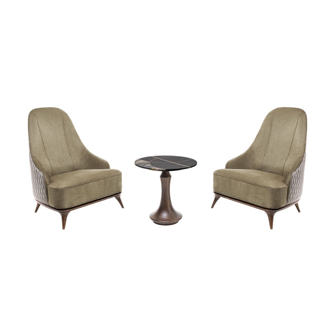Visionnaire Corner table Sarin в интерьере