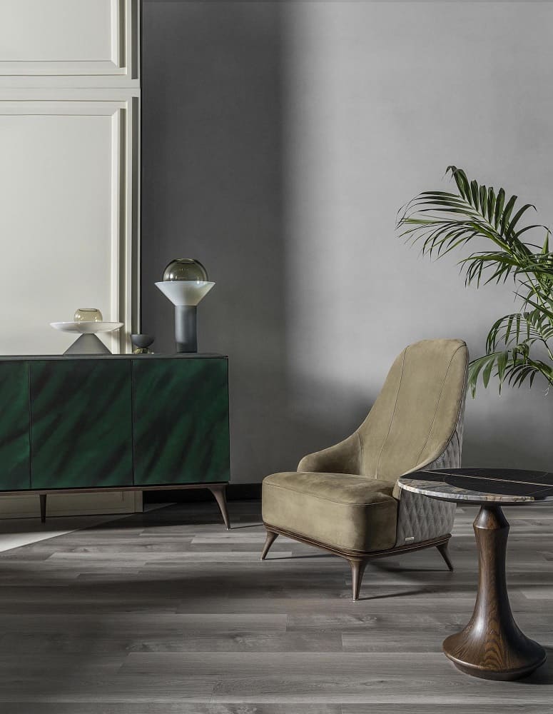 Visionnaire Corner table Sarin в интерьере