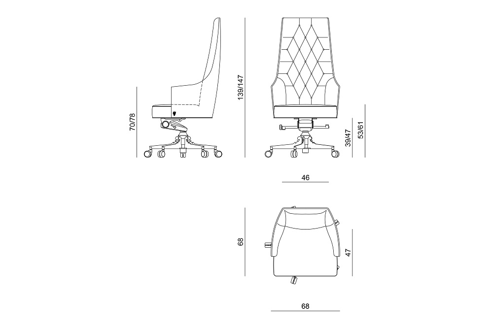 Executive chair Visionnaire Sevigne Office в интерьере