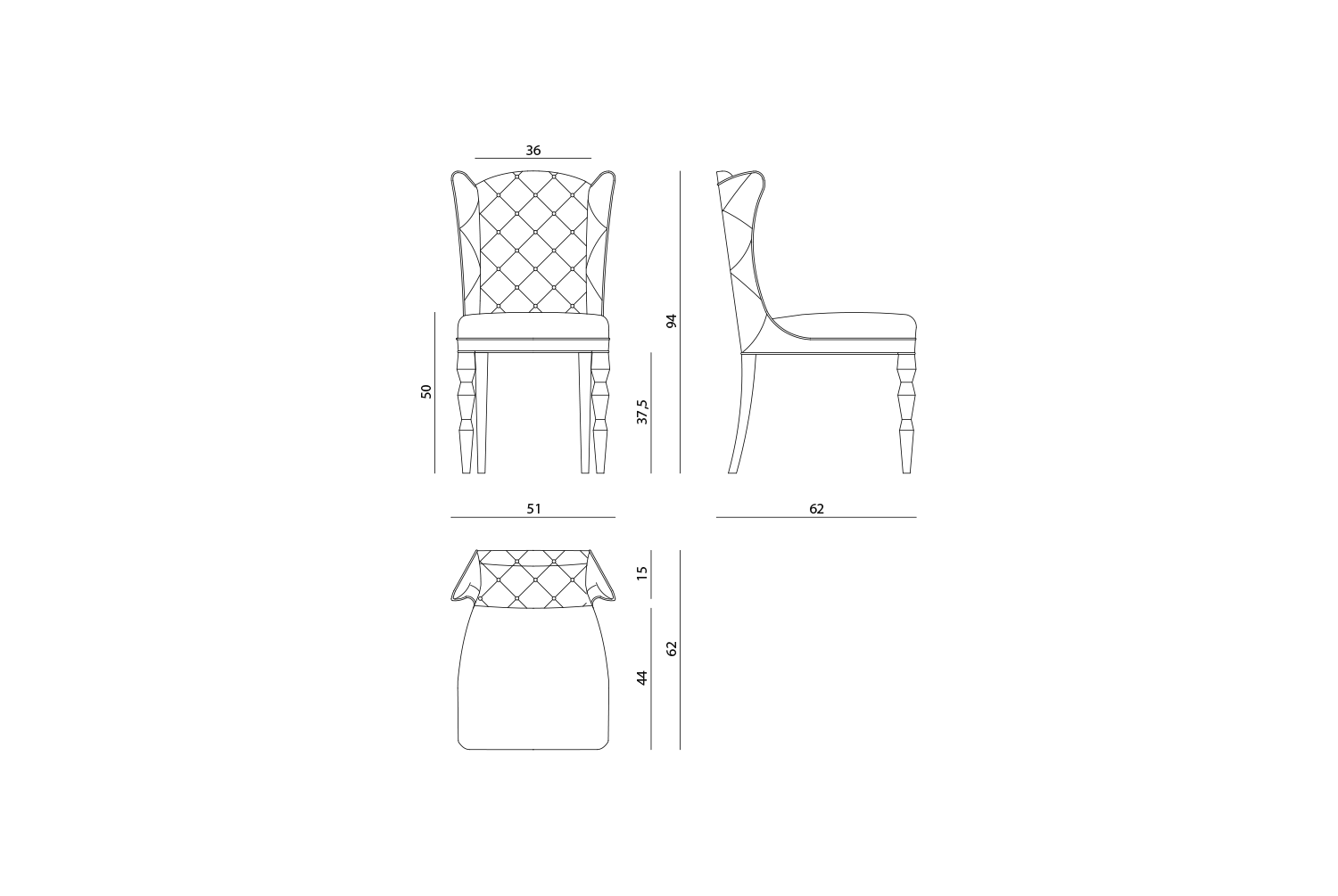 Chair Visionnaire Siegfrid в интерьере