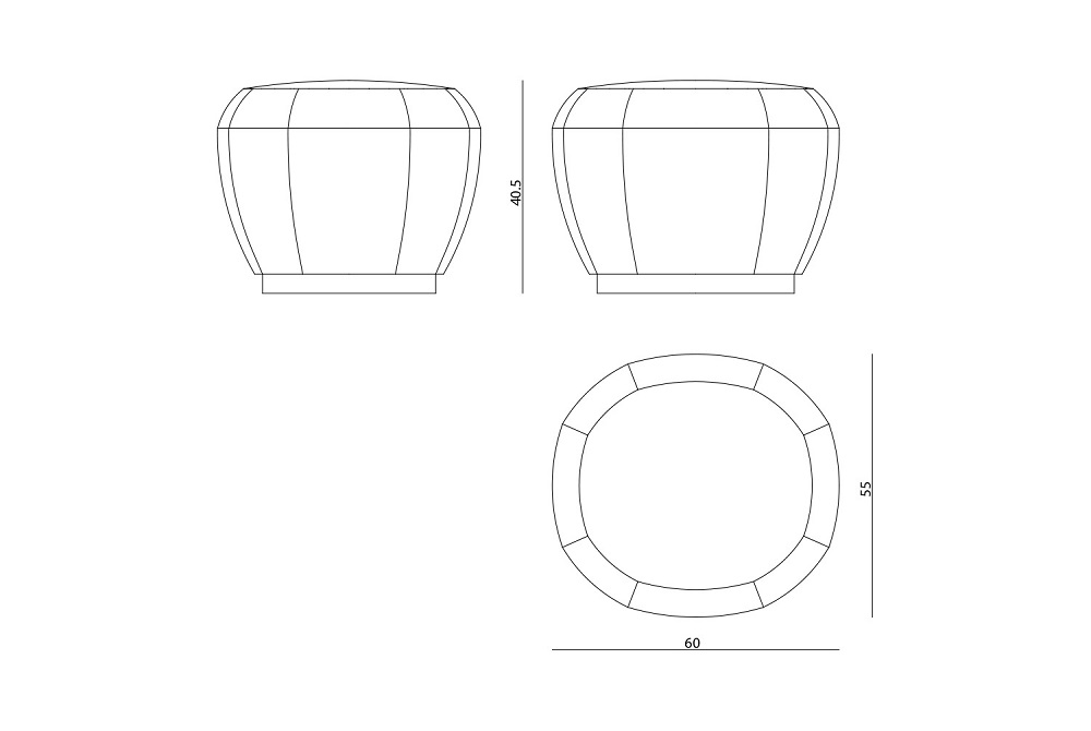 Pouf Visionnaire Sontag в интерьере