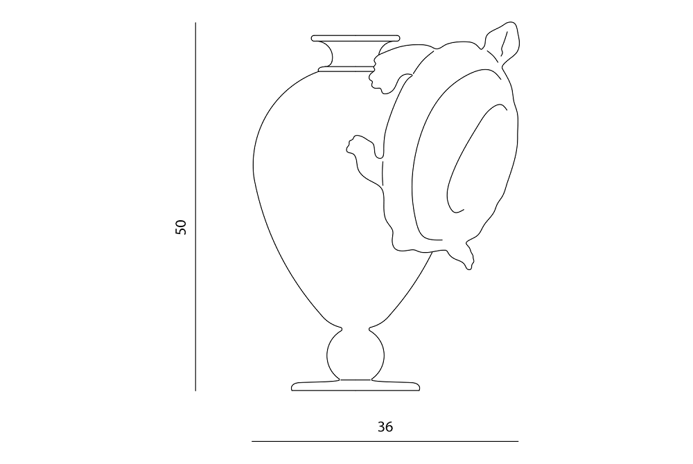 Vase Visionnaire Tartaruga в интерьере