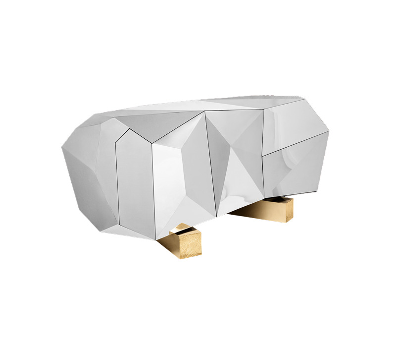 Sideboard Boca Do Lobo Diamond Pyrite в интерьере