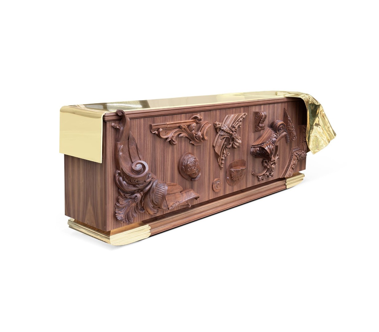 Sideboard Boca Do Lobo Voltaire Walnut в интерьере