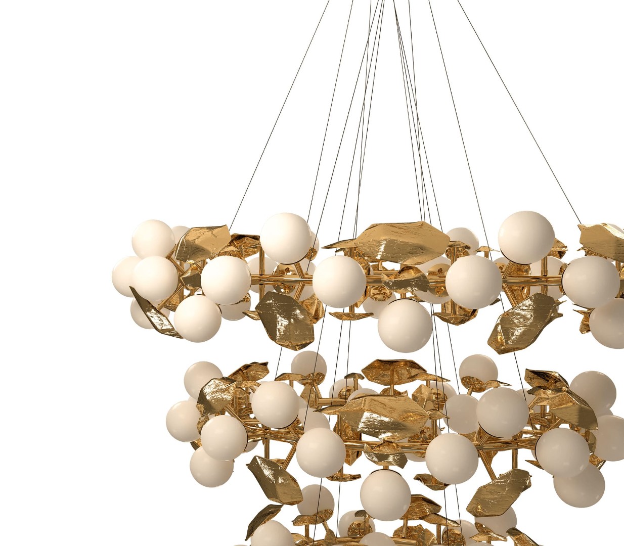 Pendant light Boca Do Lobo Hera Round III в интерьере