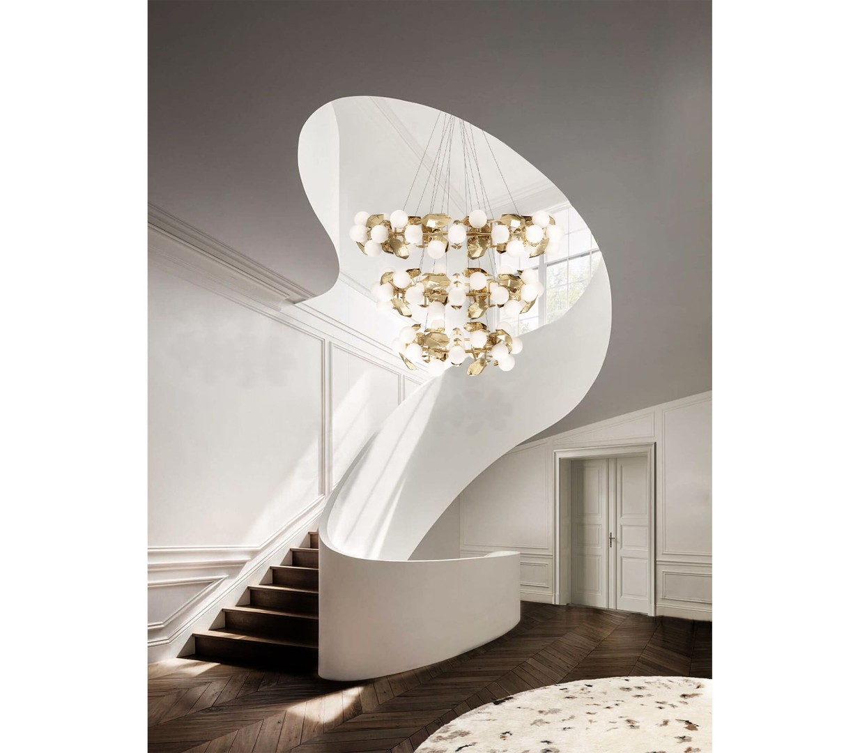Pendant light Boca Do Lobo Hera Round III в интерьере