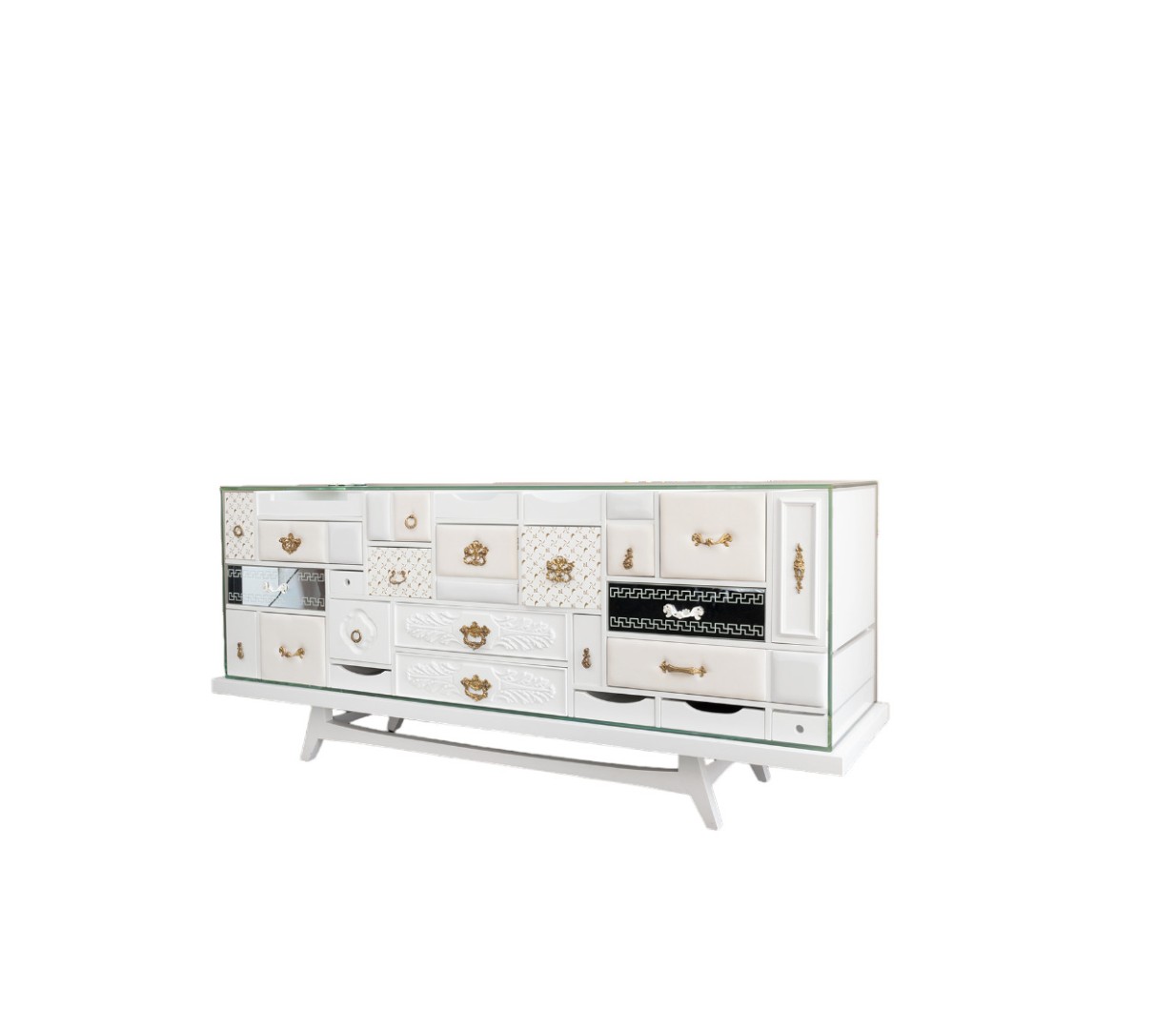 Sideboard Boca Do Lobo Mondrian White в интерьере
