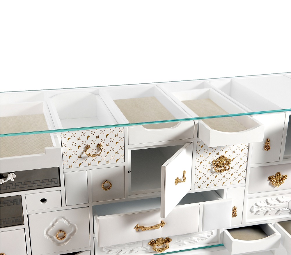 Sideboard Boca Do Lobo Mondrian White в интерьере