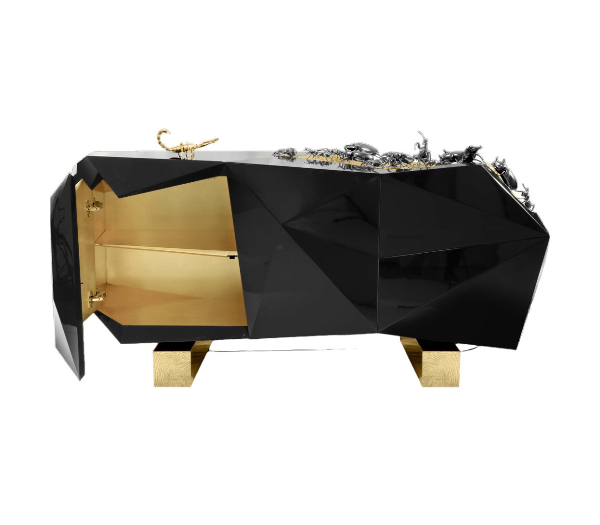 Sideboard Boca Do Lobo Diamond Metamorphosis в интерьере