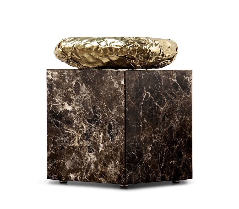 Corner table Boca Do Lobo Stonehenge в интерьере
