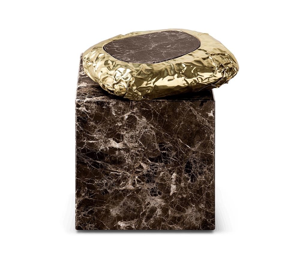 Corner table Boca Do Lobo Stonehenge в интерьере
