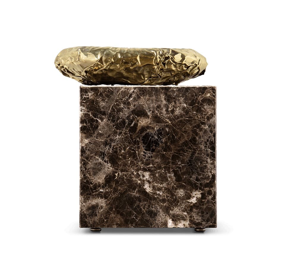 Corner table Boca Do Lobo Stonehenge в интерьере