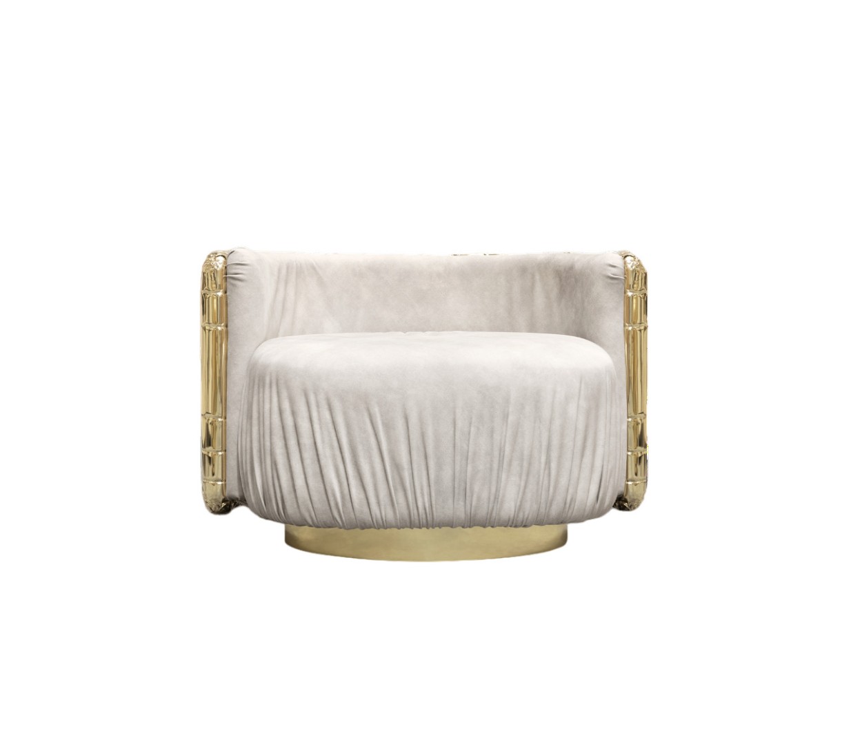 Armchair Boca Do Lobo Imperfectio Round в интерьере