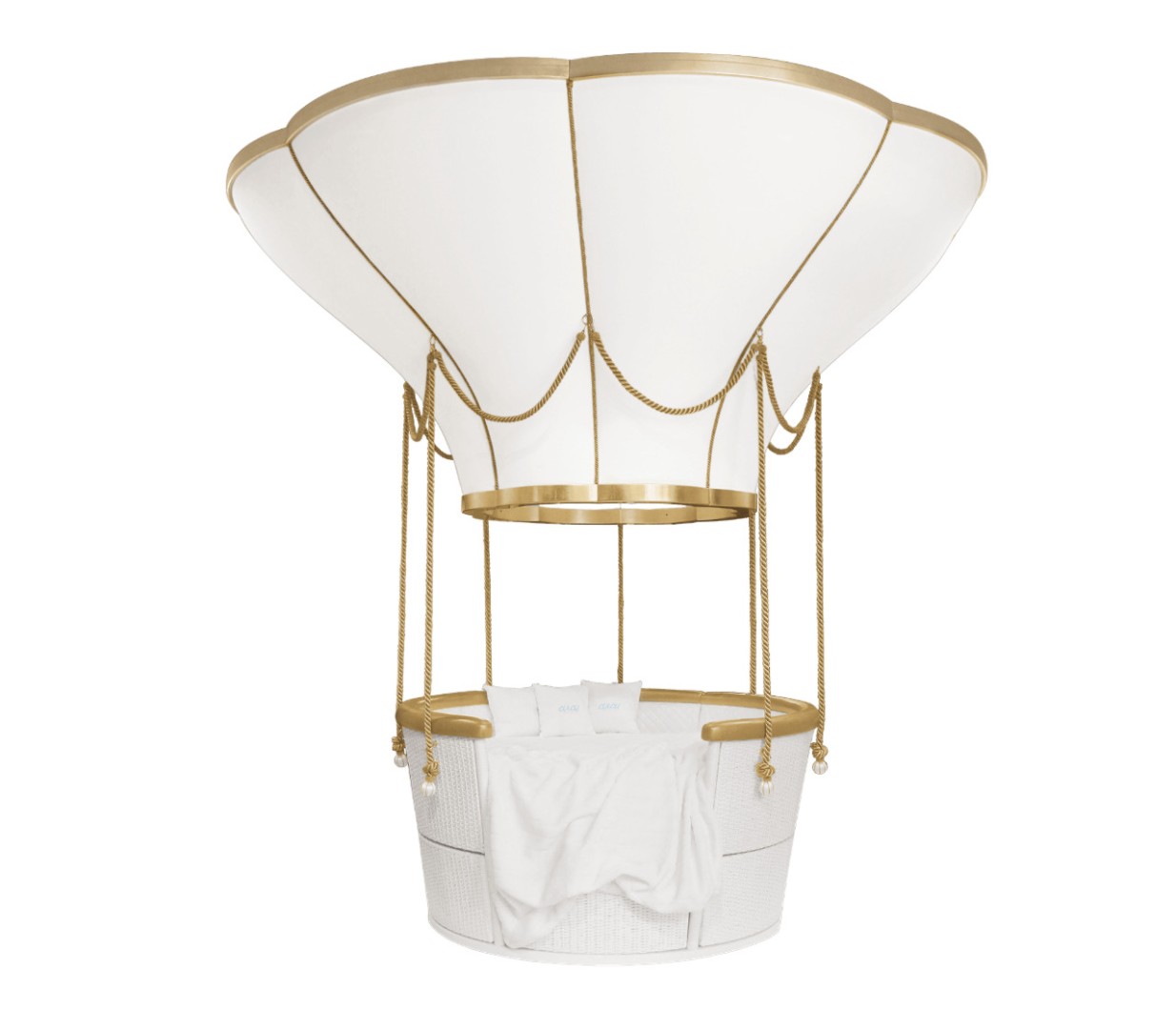 Kids' bed Boca Do Lobo Fantasy Air Balloon в интерьере