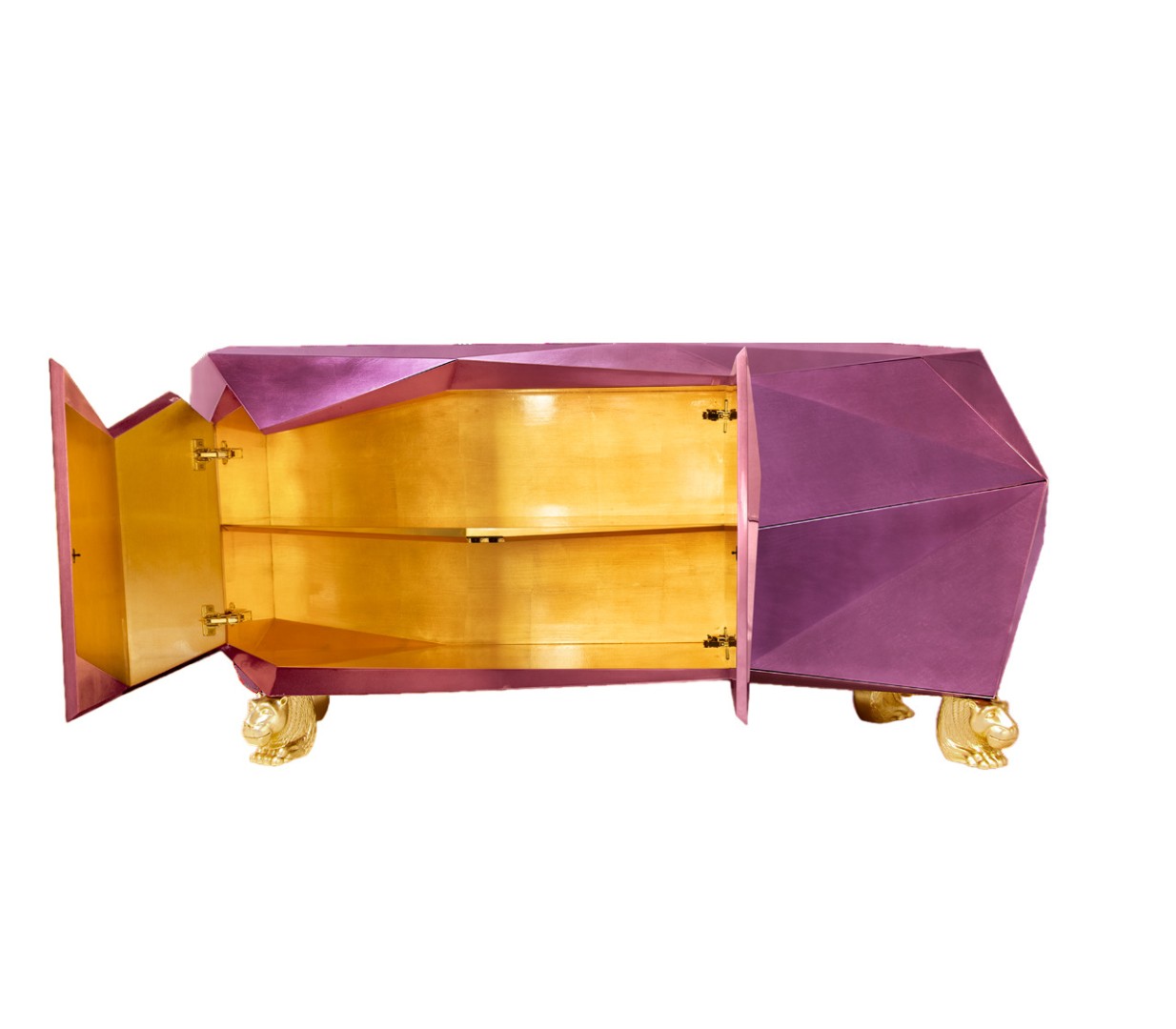 Sideboard Boca Do Lobo Diamond Amethyst в интерьере