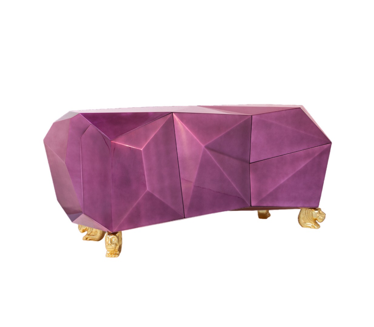 Sideboard Boca Do Lobo Diamond Amethyst в интерьере