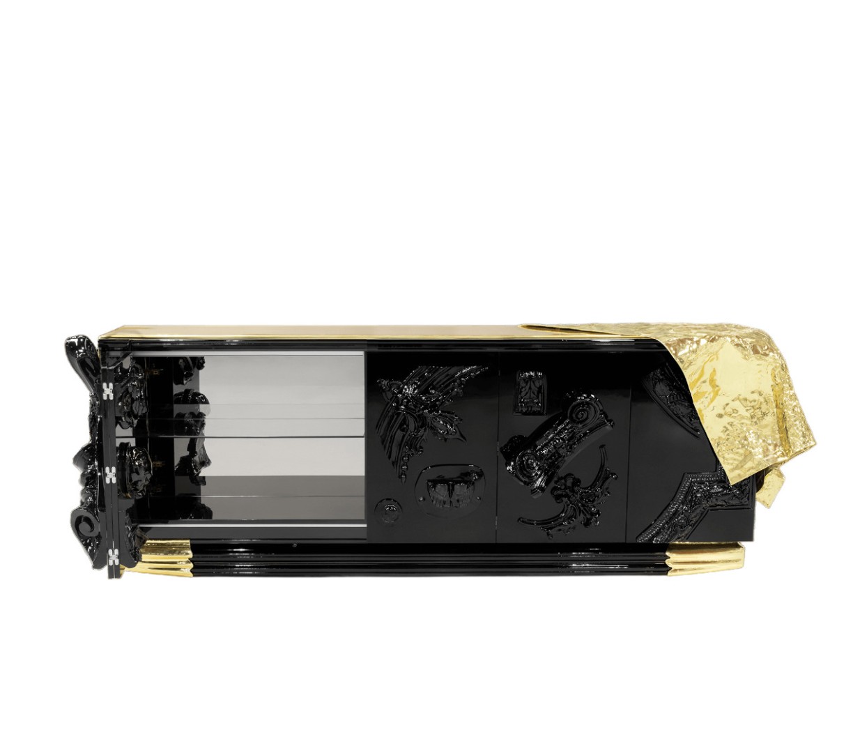 Sideboard Boca Do Lobo Voltaire Black в интерьере