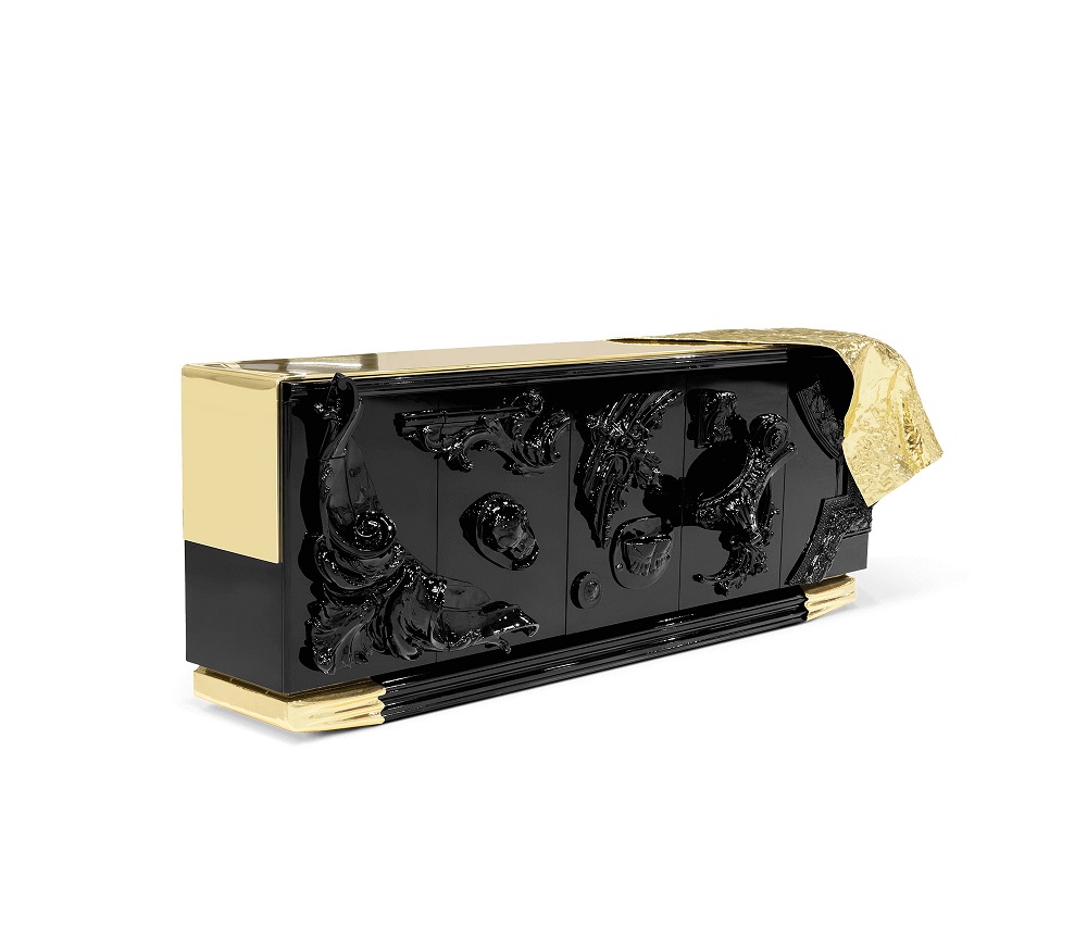 Sideboard Boca Do Lobo Voltaire Black в интерьере