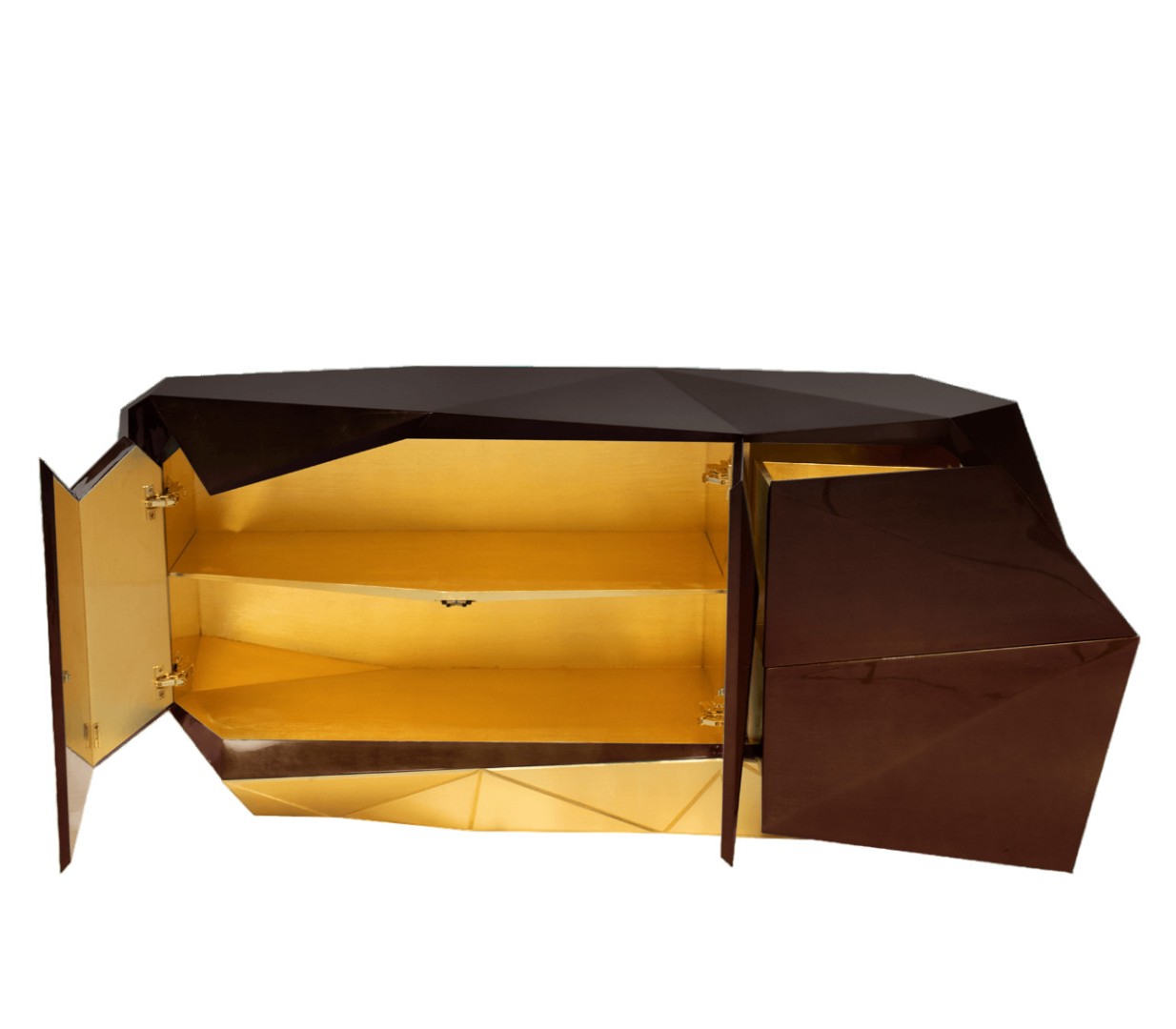 Sideboard Boca Do Lobo Diamond Chocolate в интерьере