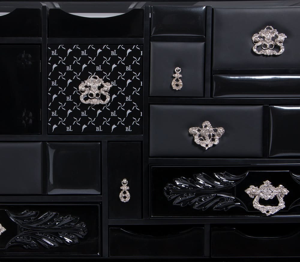 Sideboard Boca Do Lobo Mondrian Black в интерьере
