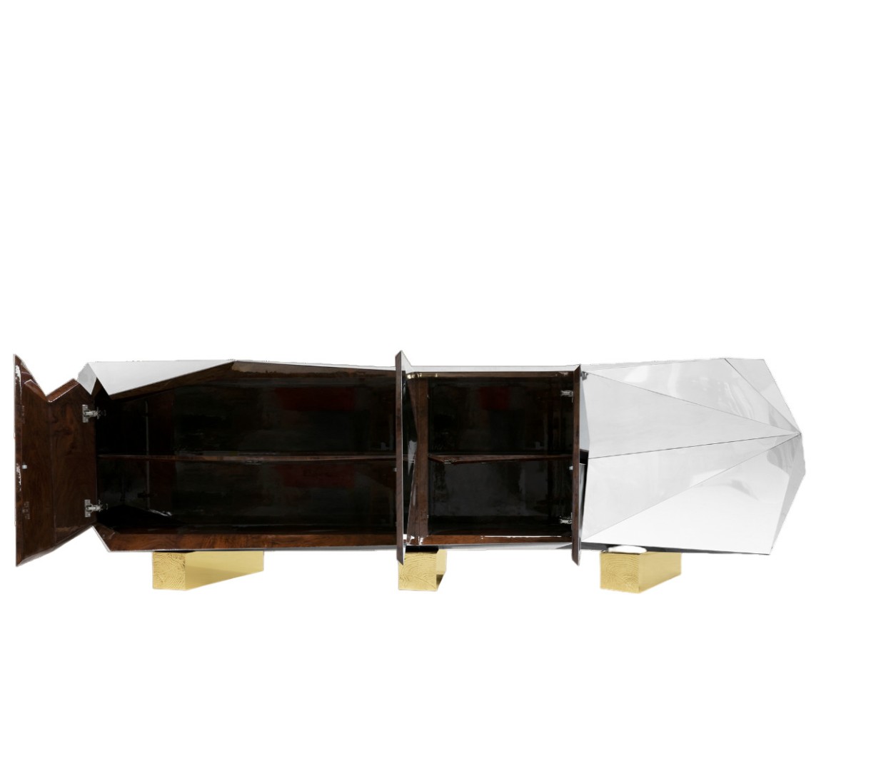 Sideboard Boca Do Lobo Diamond Pyrite XL в интерьере