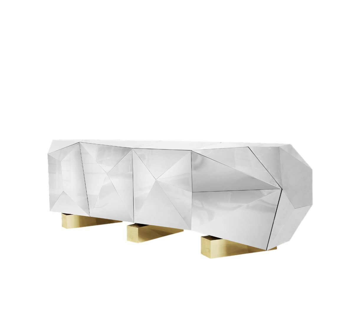 Sideboard Boca Do Lobo Diamond Pyrite XL в интерьере